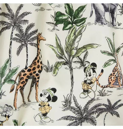Disney Mickey Mouse Safari Ruffle Baby Romper