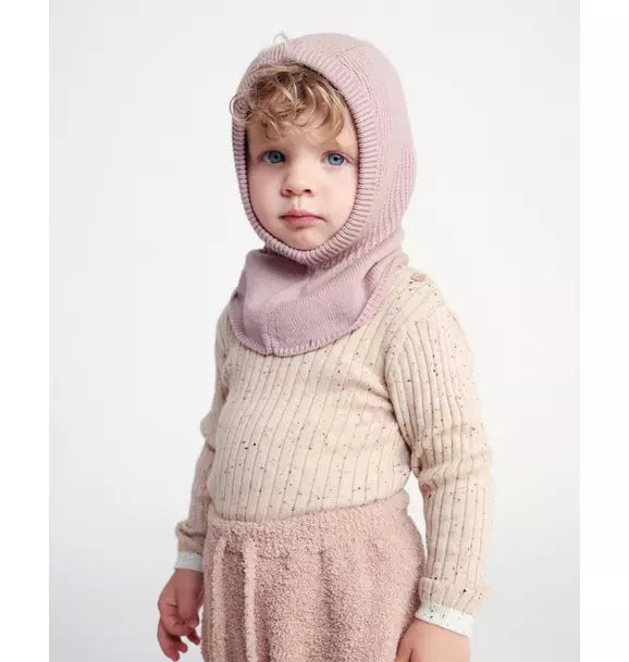 Balaclava Chunky - Ash Rose