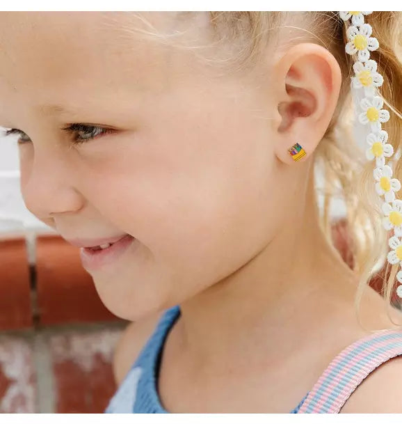 Crayon Stud Earrings