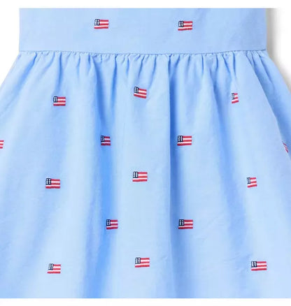 Embroidered Flag Dress