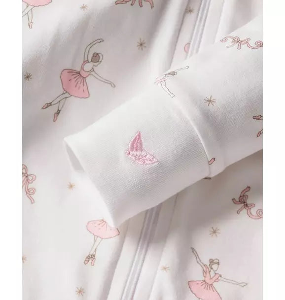 Baby's Pima Romper in Sugar Plum Fairy