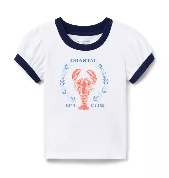 Sea Club Puff Sleeve Tee