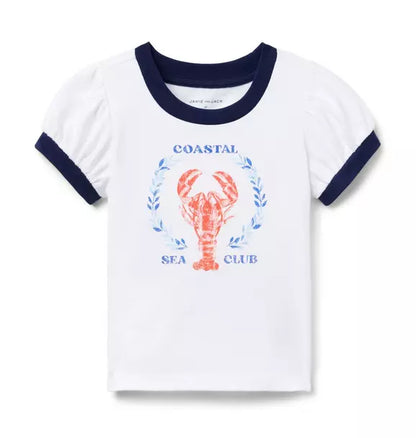 Sea Club Puff Sleeve Tee
