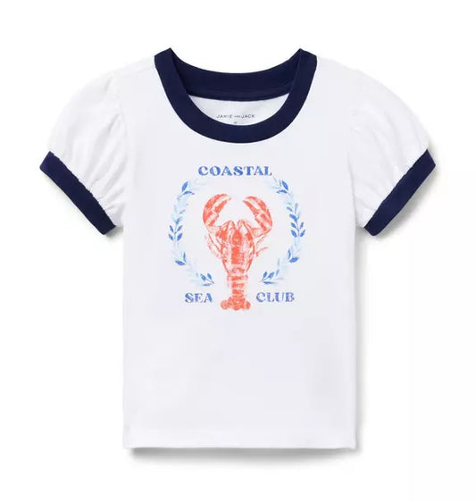 Sea Club Puff Sleeve Tee