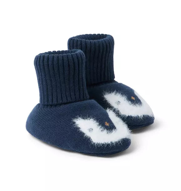 Baby Penguin Sweater Bootie