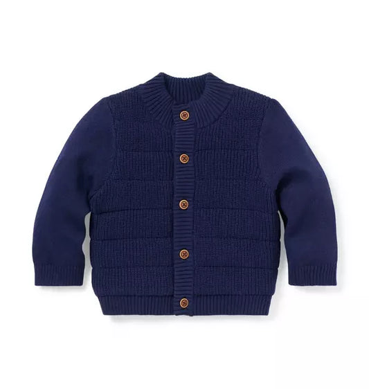 Baby Quilted Sweater Jacket