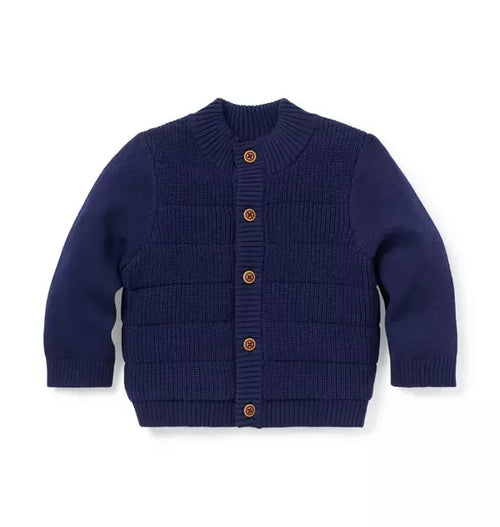 Baby Quilted Sweater Jacket