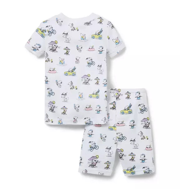 Good Night Short Pajama In Peanuts Snoopy Vacation