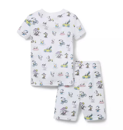 Good Night Short Pajama In Peanuts Snoopy Vacation
