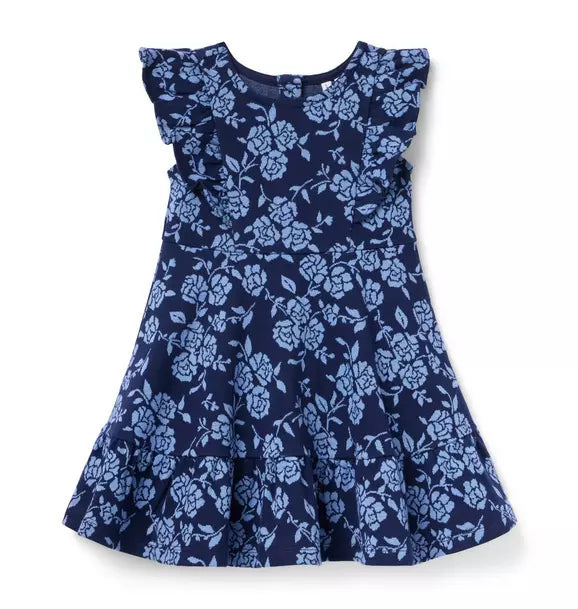 Floral Jacquard Dress