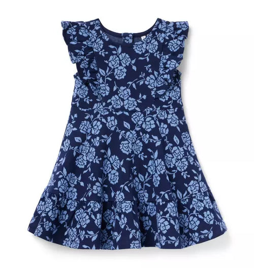 Floral Jacquard Dress