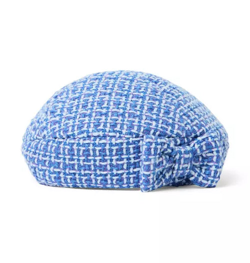 Tweed Bow Beret