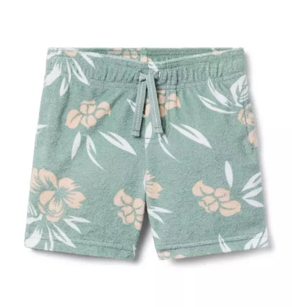 Tropical Floral Terry Short