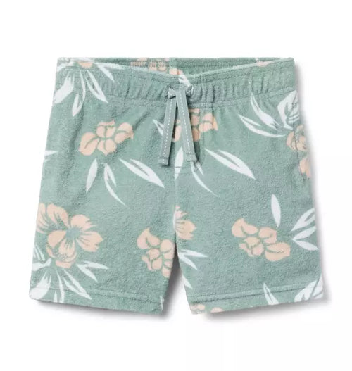 Tropical Floral Terry Short