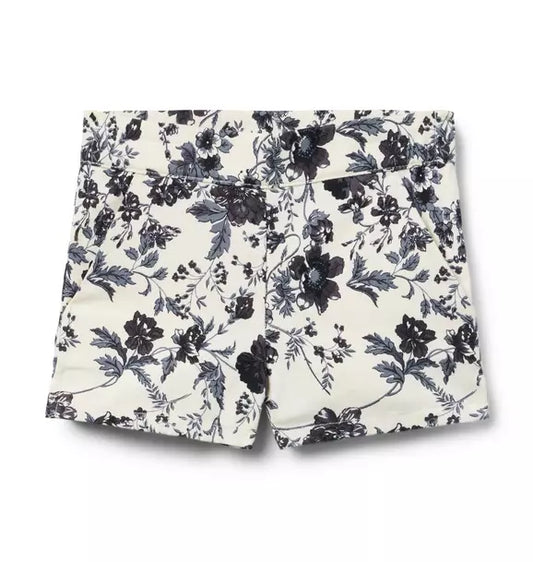 Floral Canvas Short