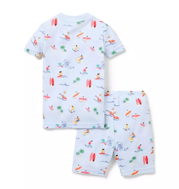 Good Night Short Pajama In Surfer