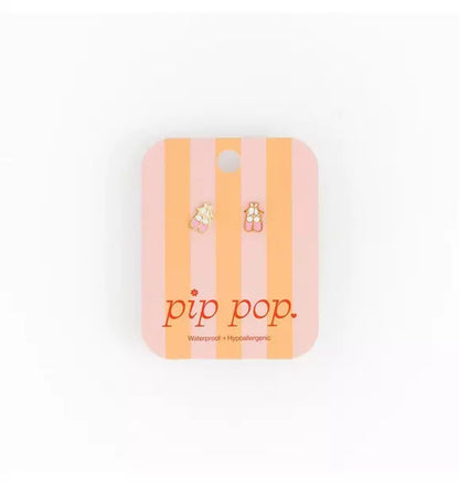 Ballet Slipper Stud Earrings