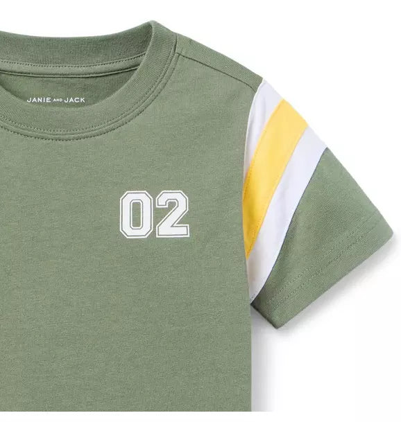 Colorblock Sleeve Tee