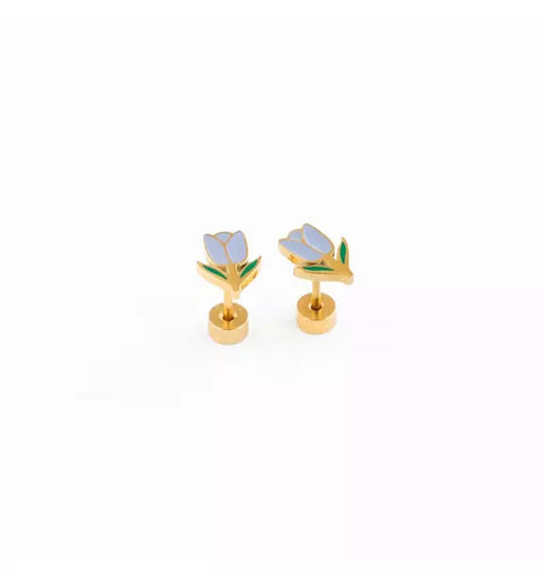 Tulip Stud Earrings