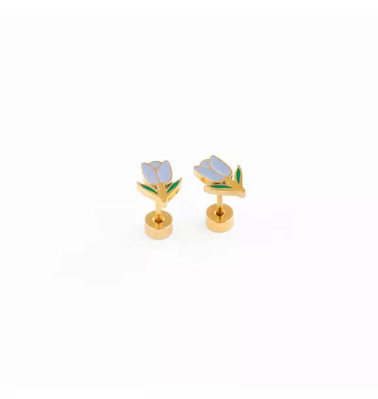 Tulip Stud Earrings