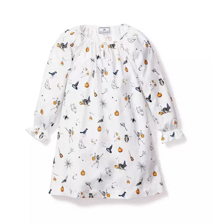 Girl's Twill Delphine Nightgown in Trick or Treat