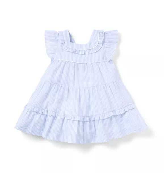 Baby Striped Ruffle Dress