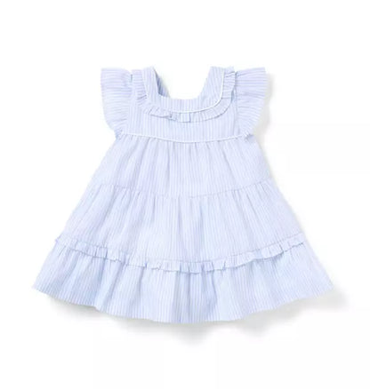 Baby Striped Ruffle Dress