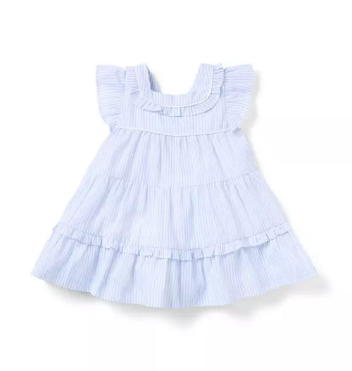 Baby Striped Ruffle Dress