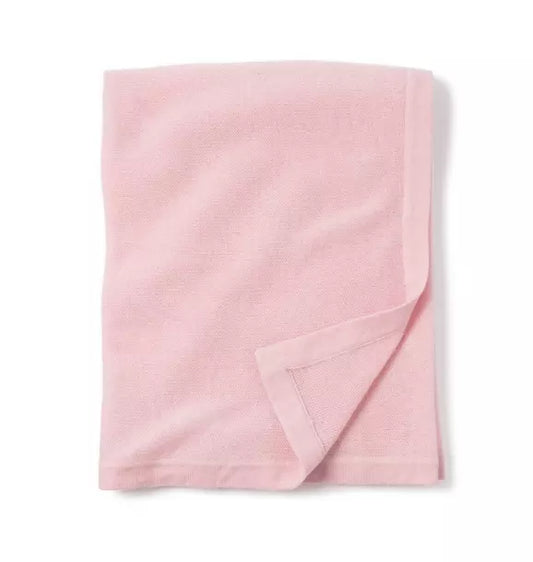 Cashmere Baby Blanket in Pink
