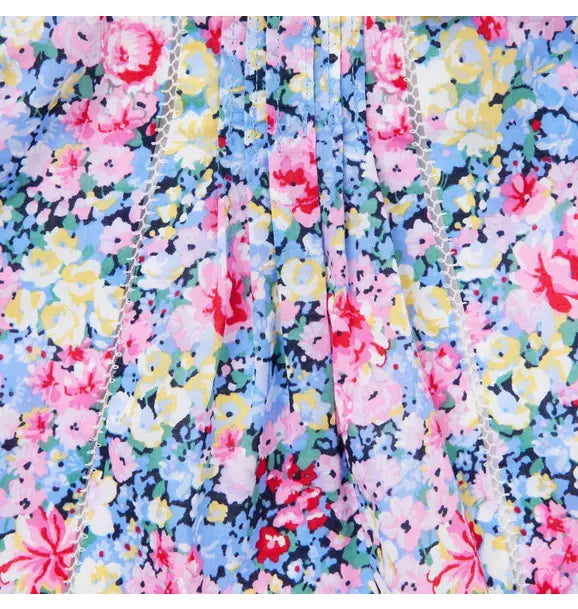 Baby Floral Ruffle Collar Matching Set