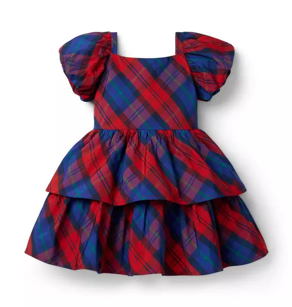 The Tiered Tartan Party Dress