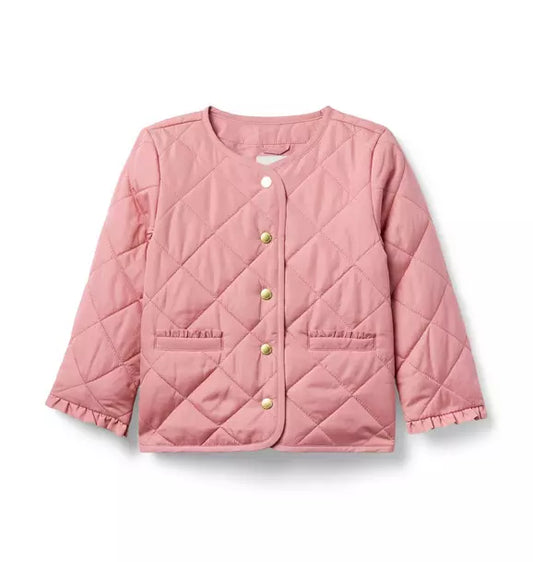 The Quilted Ruffle Cuff Jacket
