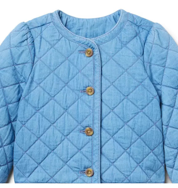 The Chambray Quilted Jacket