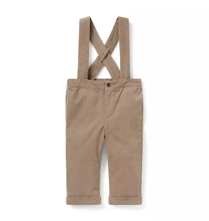 Baby Corduroy Suspender Pant