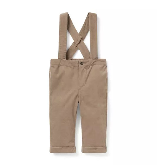 Baby Corduroy Suspender Pant