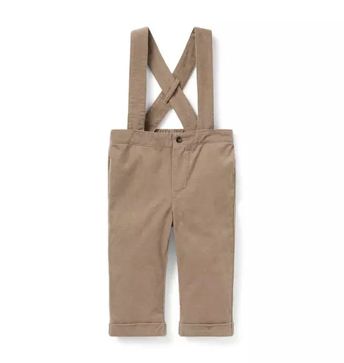 Baby Corduroy Suspender Pant