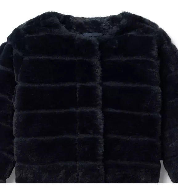 Channel Faux Fur Jacket