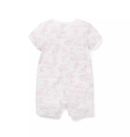 Baby Safari Toile Romper