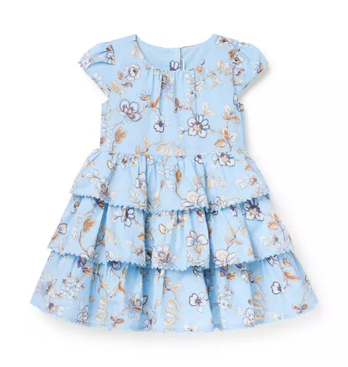 Floral Tiered Ruffle Dress