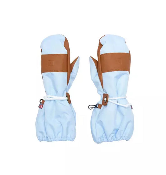 Cloud Blue Waterproof Ski Mitten