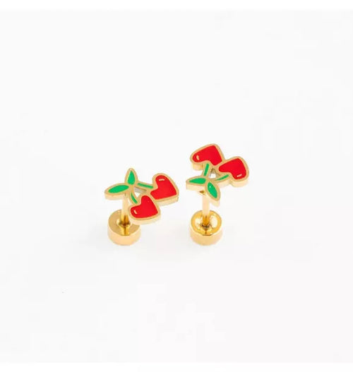 Cherries Stud Earrings
