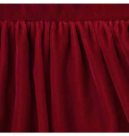 The Holiday Velvet Baby Dress