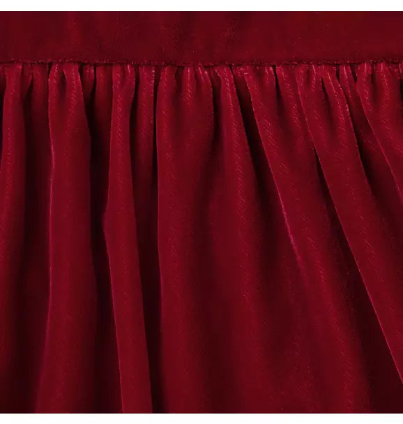 The Holiday Velvet Baby Dress