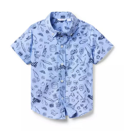 Milk Bar x Janie and Jack Slice Of Style Shirt