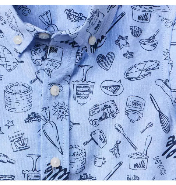 Milk Bar x Janie and Jack Slice Of Style Shirt