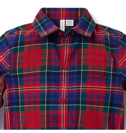 Baby Tartan Flannel Bodysuit