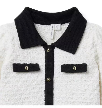 The Textured Collared Cardigan