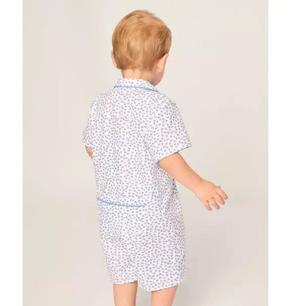 Infants Classic Romper in Bluehearts