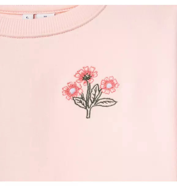 Ditsy Floral Sweatshirt Dress