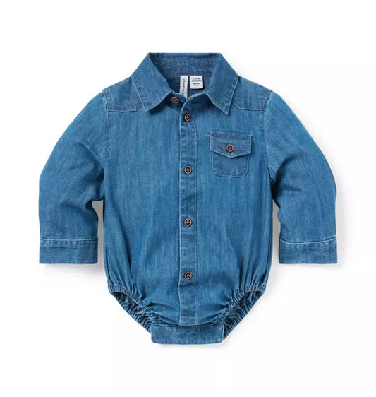 Baby Chambray Bodysuit